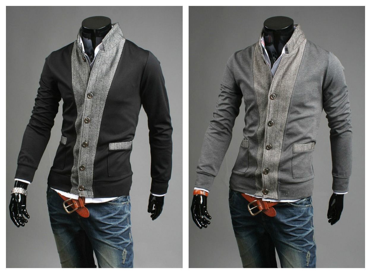 Saco Slim Fit Moderno Estilo Tejido - Detalle Frontal y en las Mangas